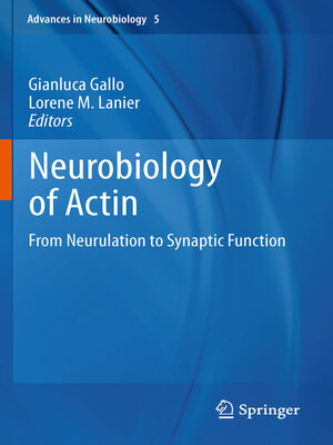 cover image of Neurobiology of Actin